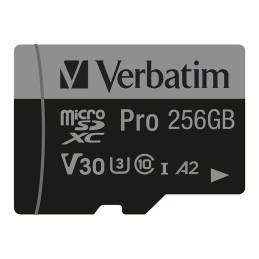 Micro Sdxc Card Pro Uhs-I 256Gb/Class 10 Incl Adaptor