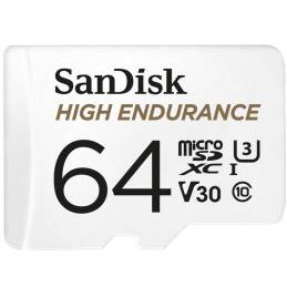 High Endurance Microsdxc 64Gb V30 Z Adapterem (Rejestratory I Monitoring)