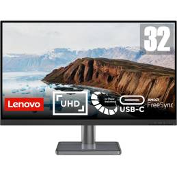 Monitor Lenovo L32P-30 31.5" 16:9 3840X2160 1000:1 Raven Black