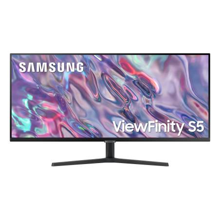 Samsung Viewfinity S5 S50Gc Monitor Komputerowy 86,4 Cm (34") 3440 X 1440 Px Ultrawide Quad Hd Led Czarny