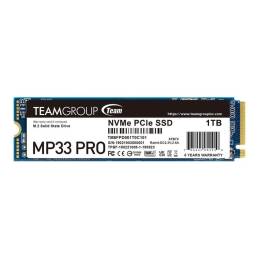 Grupa Team Mp33 Pro Nvme Ssd, Pcie 3.0 M.2 Type 2280 — 1 Tb